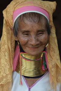 Faces of Myanmar: Padaung woman nearby Loikaw