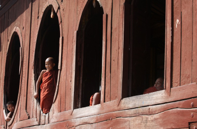 In Monasteries and Pagodas: near Nyaung Shwe